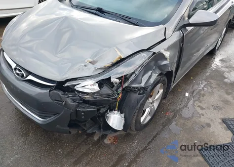 2013 Hyundai Elantra Gls z USA, uszkodzony, nr VIN 5NPDH4AE0DH300965